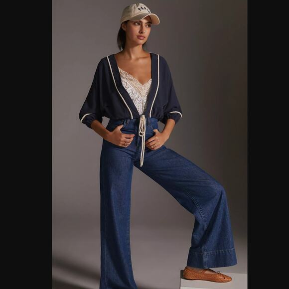 Anthropologie Women's Puff Sleeve Shrug - One Size - New - Picture 2 of 7